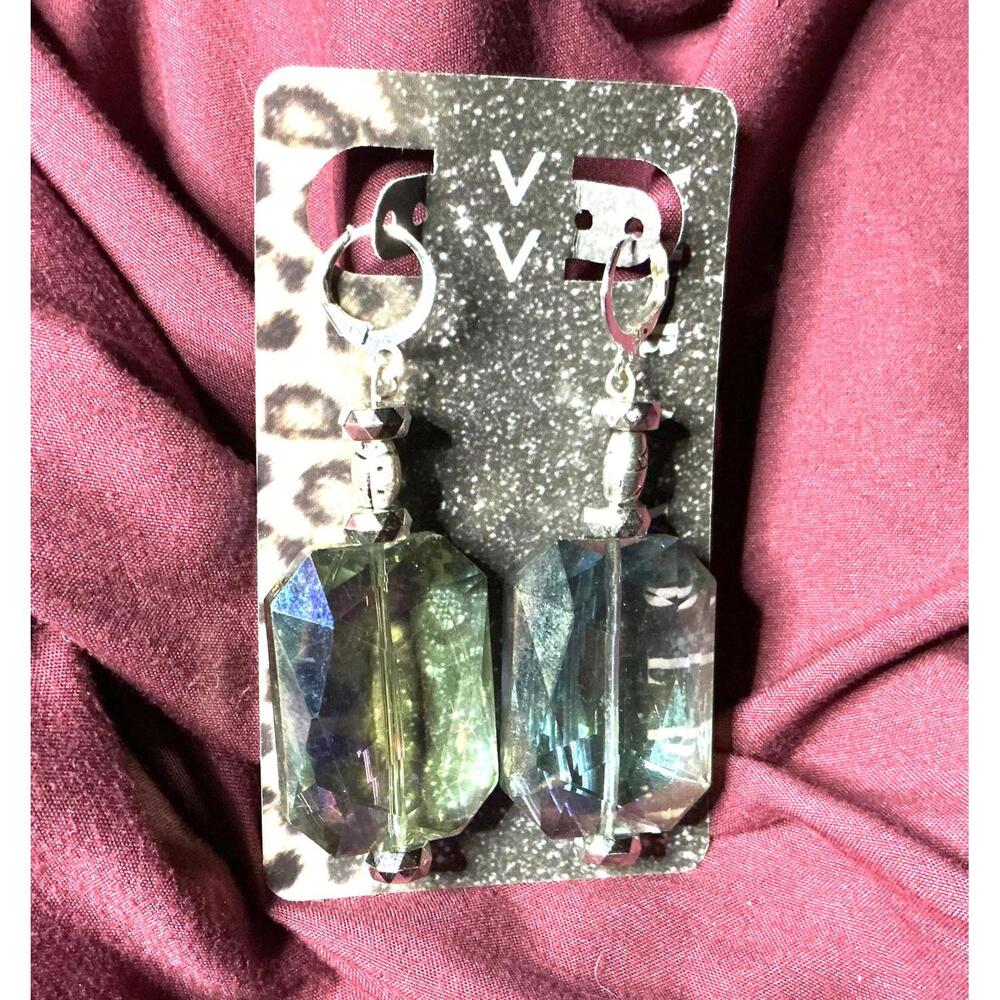 Lazer Crystal Earrings